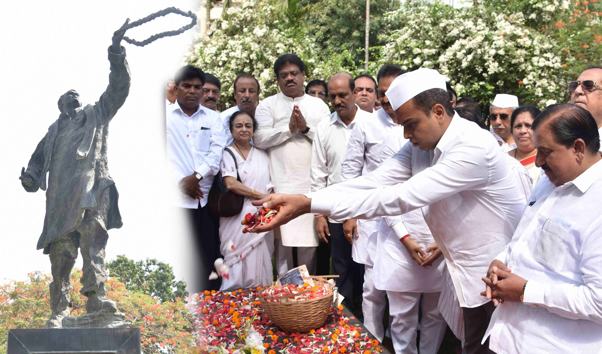 Mumbai Congress Paying Tribute to Bharatratna former Prime Minister of India Rajiv Gandhi on his Death Anniversary.