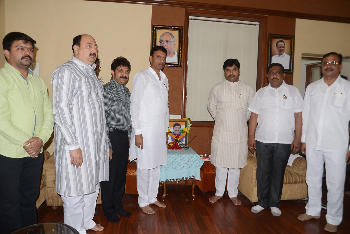 Tribute to Mass Leader Late Gopinathji Munde on his 1st Death Anniversary  in Mumbai.