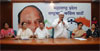 NCP STATE PRESIDENT MADHUKARRAO PICHAD AT RASHTRAVADI BHAVAN.