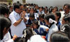 MINISTER NARAYANRAO RANE MEETS STUDENTS OF SIDDHI SCHOOL VIKHROLI AT VIDHAN BHAVAN MUMBAI ON BUDGET SESSION.