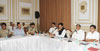 UNION HOME MINISTER P.CHINDABARAM ON MEETING AT SAHYADRI GUEST HOUSE MUMBAI.