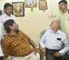 Mos Ramdas Athwale visited Dr. Babasaheb Ambedkar home in B.I.T. Parel.