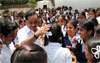MINISTER NARAYANRAO RANE MEETS STUDENTS OF SIDDHI SCHOOL VIKHROLI AT VIDHAN BHAVAN MUMBAI ON BUDGET SESSION.