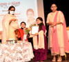 Education Minister Varshatai Gaikwad & MLA Yamini Jadhav Felicated Girl Child during Anjuman-I-Islam Program.