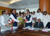 Senior Congress Leader's Murli Deora & Husain Dalvai Filled Rajya Sabha (MP) Nomination Forms at Vidhan Bhavan.