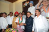 Congress Leader Narayanrao Rane Visit at Rajiv Gandhi Bhavan Azad Maidan.