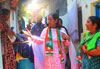 178-Dharavi Assembly Congress Candidate Varshatai Gaikwad Padyatra Rally.