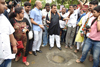 MRCC Potholes Protest at Bandra Near Rizvi College.