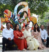 Mumbai North Central MP Poonam Mahajan,MLA Ashish Shelar,Cine Star Aishwarya Rai Bachchan & Youth Forum Inaugurate Artist-Social Activist Rouble Nagi's Sculpture Titled the Paradise Garden.