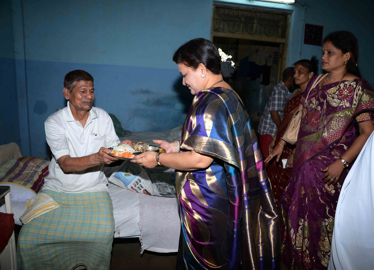 SMT.NILAMTAI NARAYANRAO RANE AT ANAND NIKETAN WORLI.
