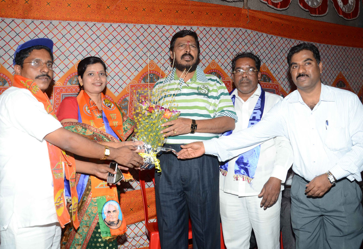 PRI PRESIDENT RAMDAS ATHAWALE OFFICE OPENING AT WARD NO 222