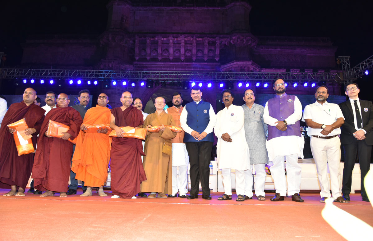 Maharastra Goverment Celebrating Tathagat Bhagwan Gautam Buddha Jayanti "World Peace Day" at Gateway of India.