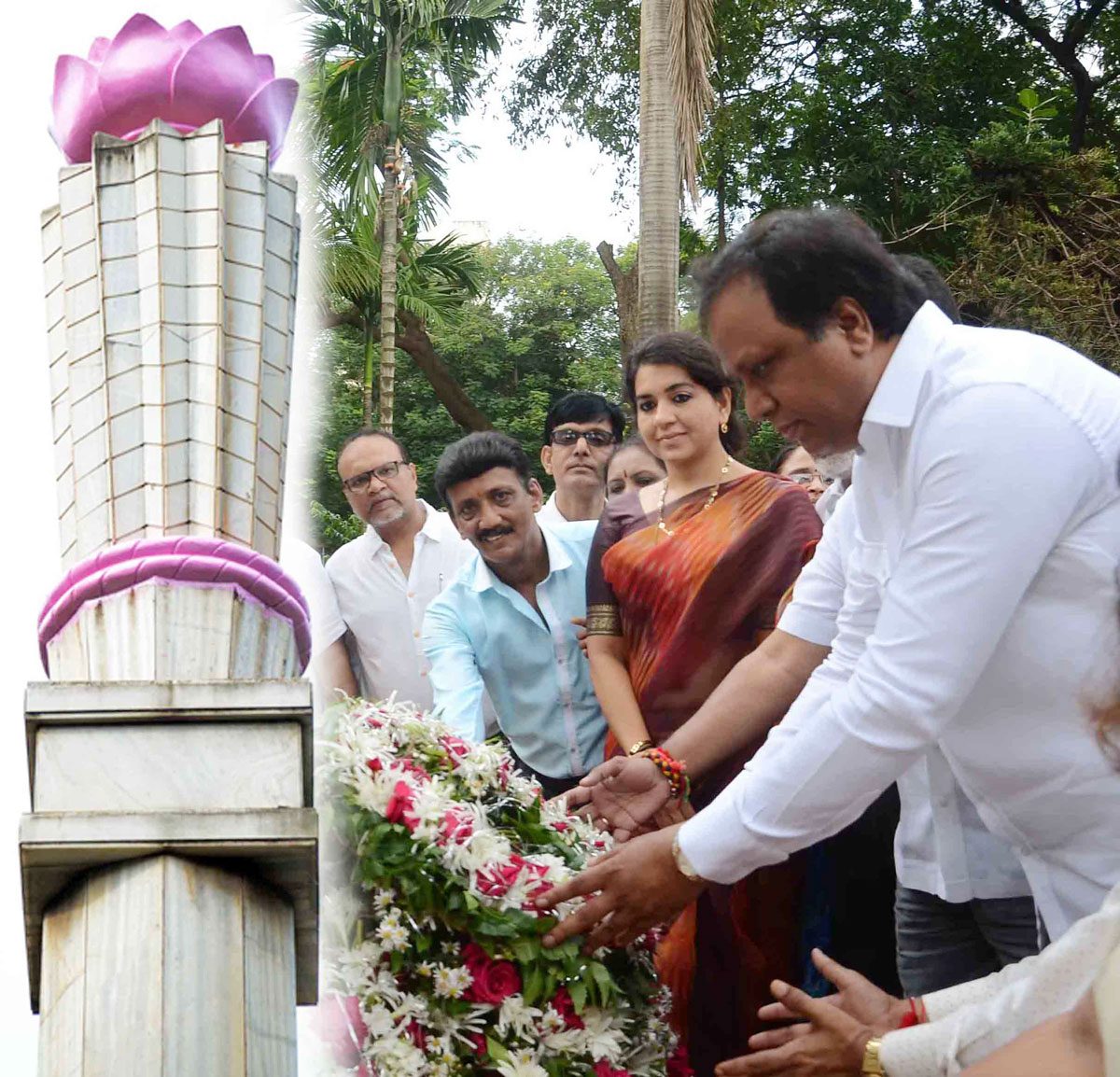 All Party Leader's Homage to Krantiveer's on Occasion of Kranti Din at August Kranti Maidan Gawalia Tank.