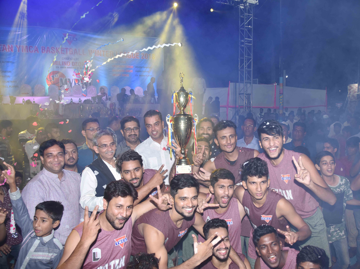 1st Mastan YMCA Basket Ball Winter League-2018 Chief Guest Milind Deora Ex..Union Minister Prashanti Singh Arjuna Awardee,