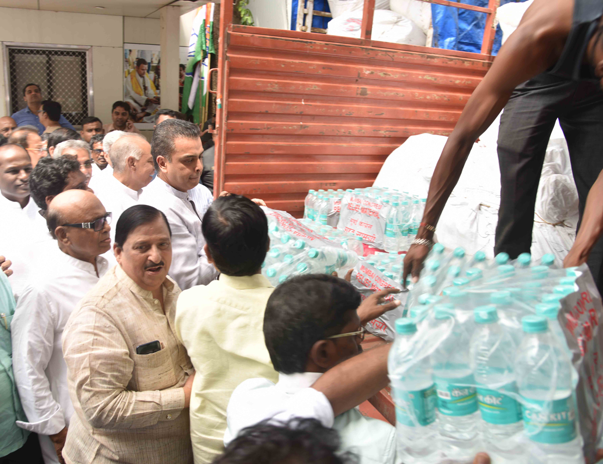 Mumbai Congress Supports Flood Relief Fund for Kolhapur Sangli.