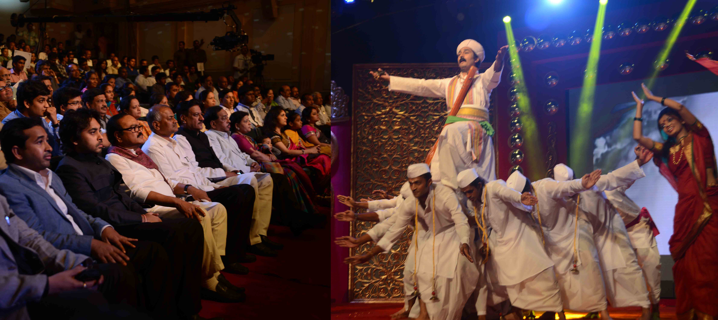 CHIEF MINISTER PRITHVIRAJ CHAVAN TO PRESENT PRAHAAR BHUSAN AWARD CEREMONY AT RAVINDRA NATYA MANDIR.