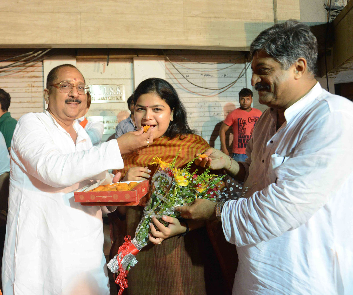 Mahayuti BJP MP.Candidate Poonam Mahajan.
