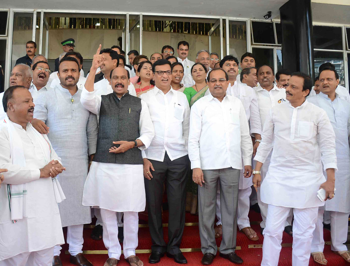 2nd Day Monsoon Assembly Session at Vidhan Bhavan in Mumbai.