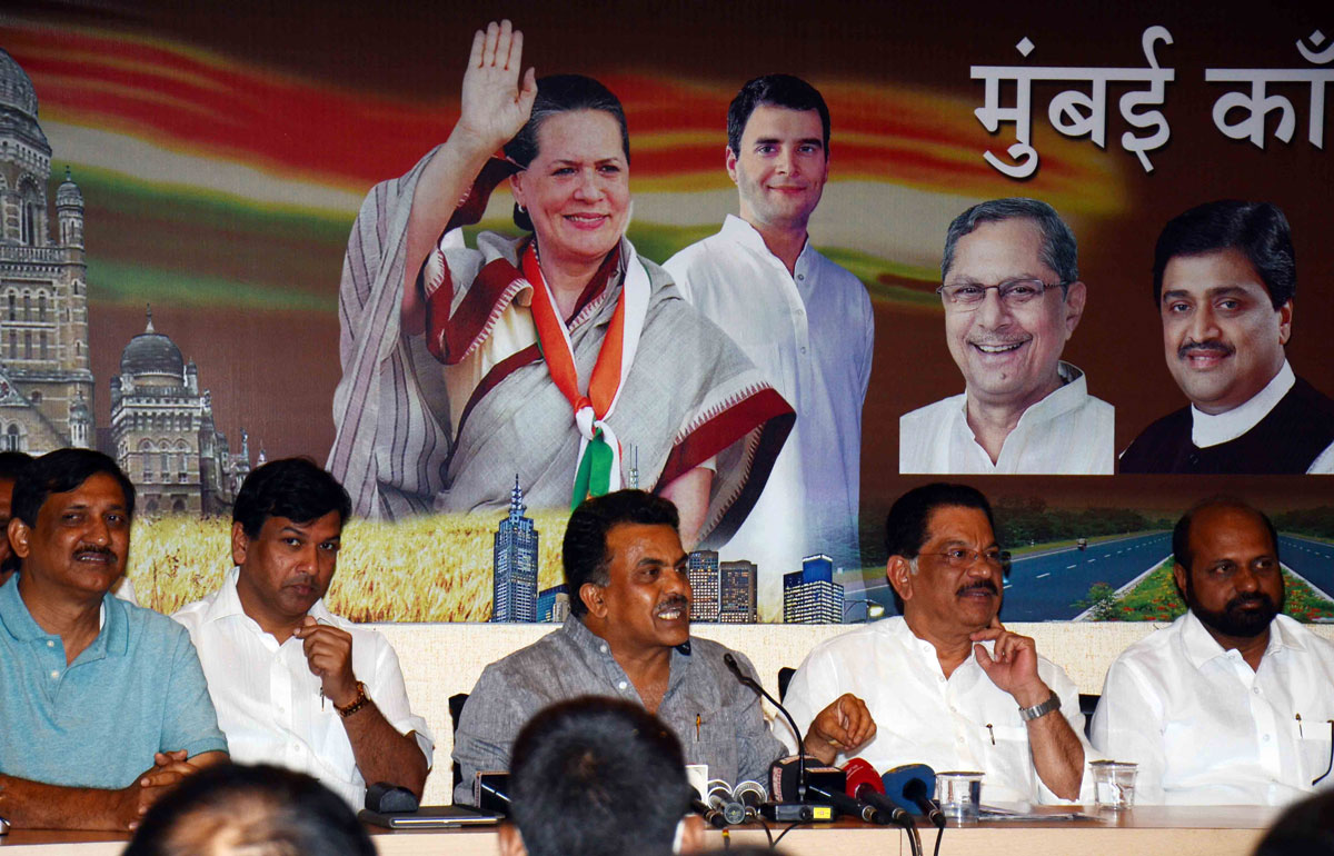 MRCC President Sanjay Nirupam Press Conference.