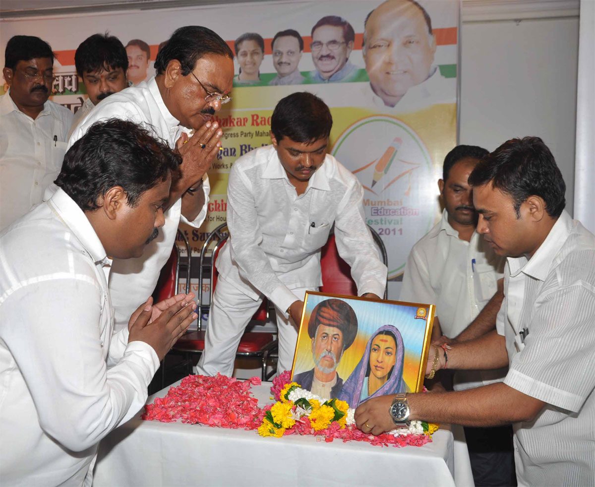 PWD & TOURISM  MINISTER CHAGAN BHUJBAL AT RAVINDRA NATY MANDIR PRABHADEVI.