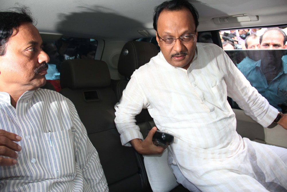 AJITDADA PAWAR & SUNIL TATKARE AT VIDHAN BHAVAN.