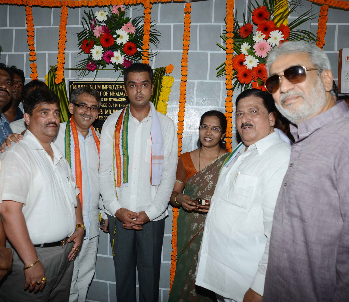 MP.& UNION MINISTER OF STATE MILIND DEORA & MLA AMIN PATEL IN SOUTH MUMBAI MUMBADEVI ASSEMBLY.