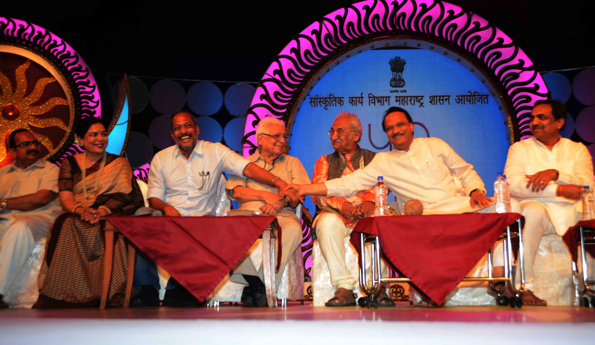 DY.CHIEF MINISTER AJIT PAWAR TO PRESENT 50TH YEAR MARATHI FILM PURASKAR AT RAVINDRA NATYA MANDIR.