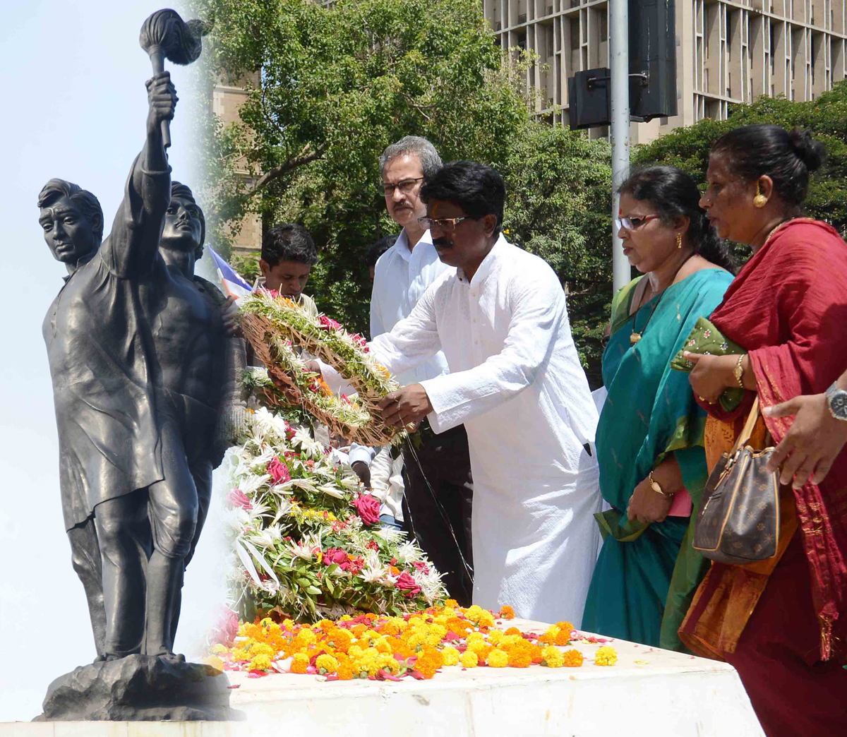 55th Anniversary of Maharashtra Day & International Worker's Day Celebration in Mumbai.