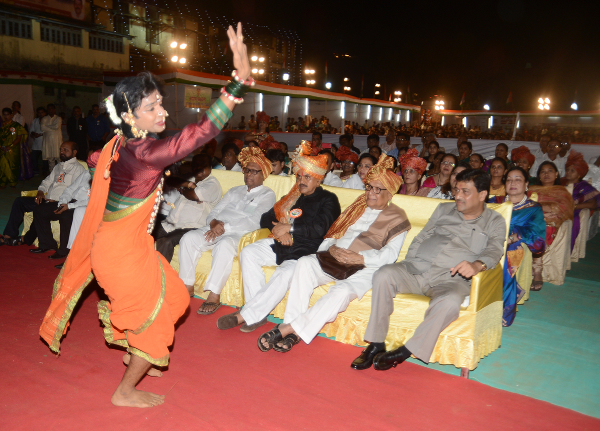 Mumbai Congress Celebrating 55th Anniversary Maharashtra Din Maharashtra Festival 2015.