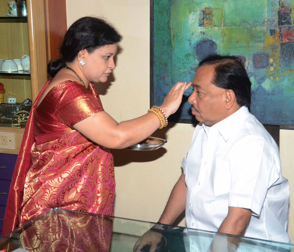 MINISTER NARAYANRAO RANE BIRTHDAY CELEBRATION AT SWANAND BANGLOW BANDRA.