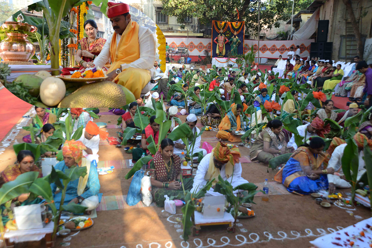 MUNICIPAL CORPORATER MANOJ JAMSUTKAR ORG.SHRI SATYNARAYAN MAHAPOOJA AT MAZGAON TADWADI.