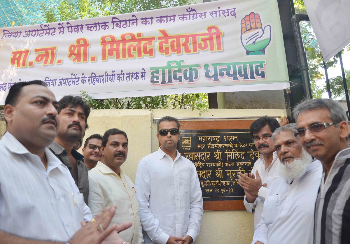 MP.& UNION MINISTER MILIND DEORA IN SOUTH MUMBAI ASSEMBLY.