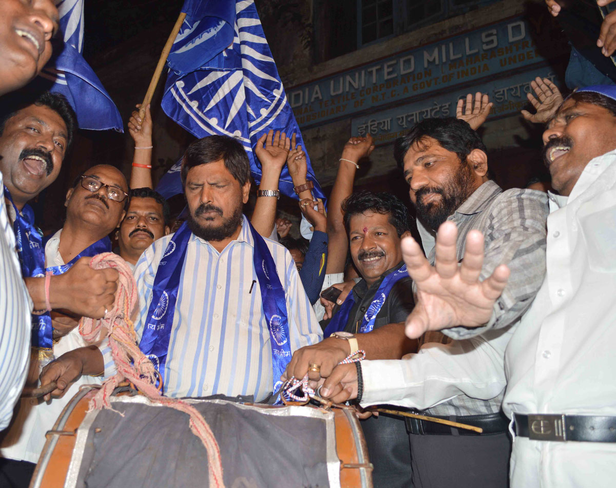 RPI LEADERS CELEBRATION AT DADAR CHAITYABHOOMI !!!!!!