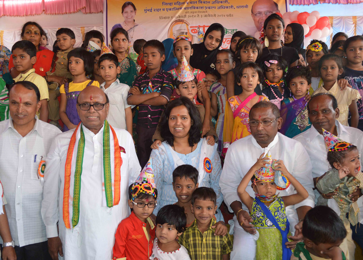 MP.Eknath Gaikwad Birthday Celebration in South Central Mumbai.