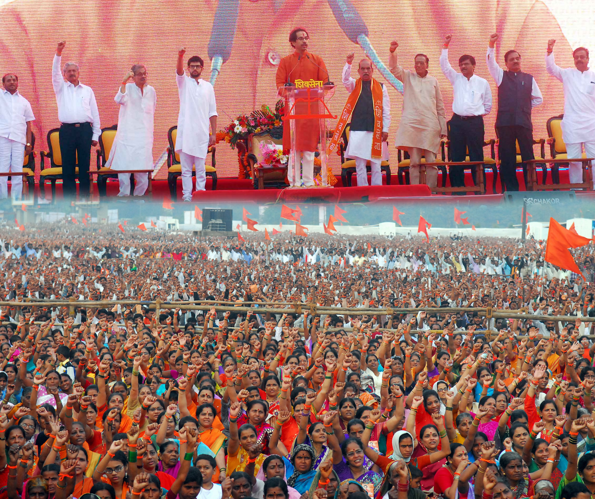 Shivsena " Pratidnya Din" Rally in Mumbai at Somaiya Ground.