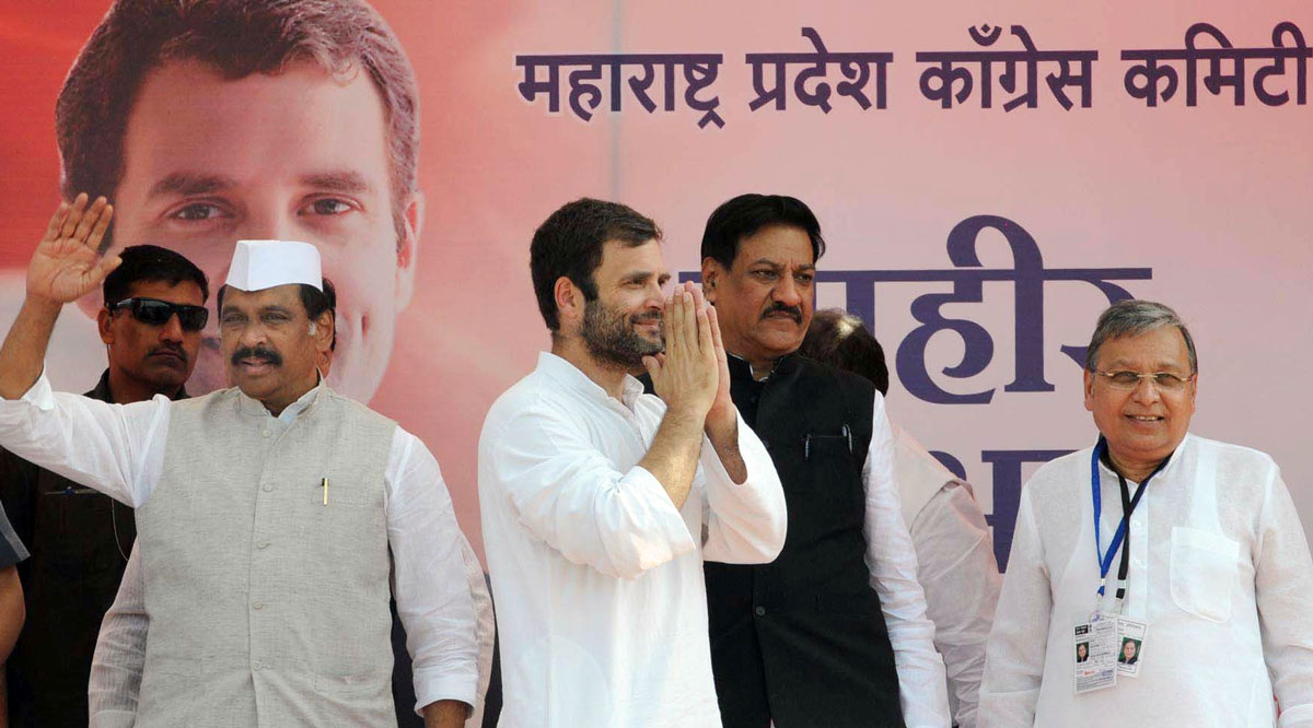 Public Rally of Hon. Rahulji Gandhi at Aurangabad.