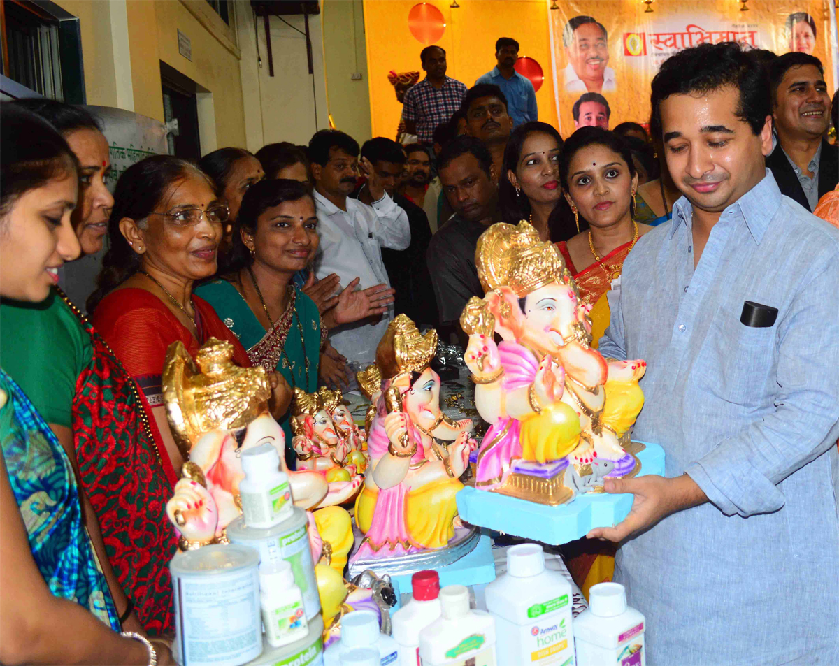 Swabhimaan Sangahtna President Nitesh Narayanrao Rane.