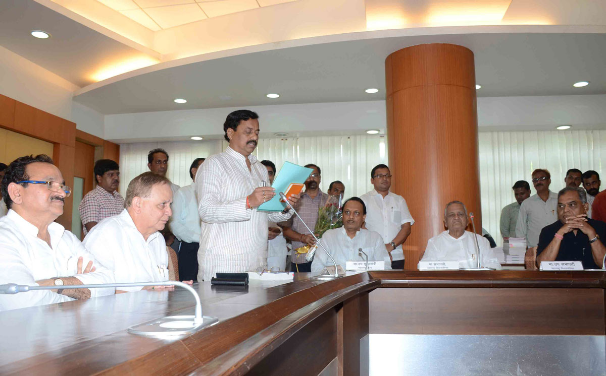 NCP State President Sunil Tatkare Oath Member Assembly at Vidhan Bhavan.