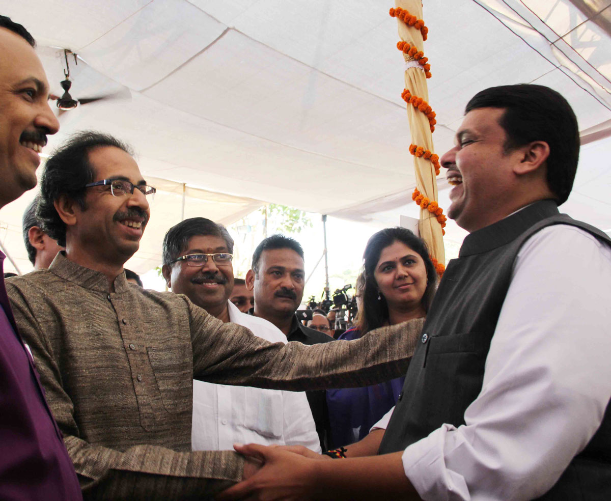 Oath Taking Ceremony of BJP & Shivsena Cabinet Minister's & State Minister's of Maharashtra at Vidhan Bhavan Mumbai.