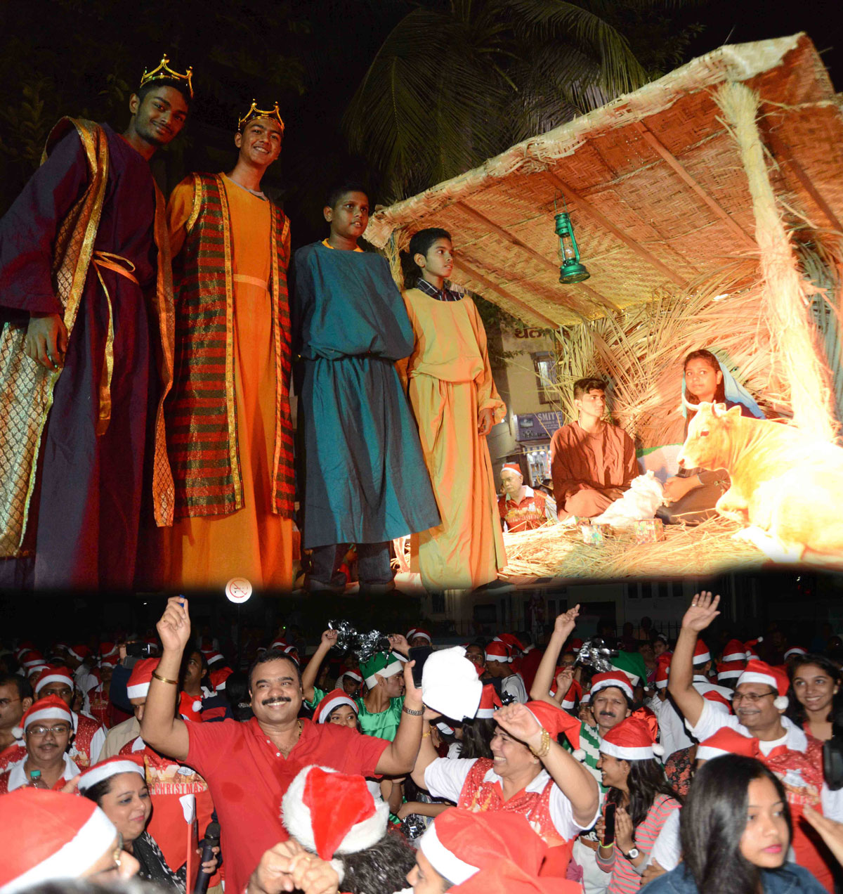 Christmas Festival Celebration Rally From Vakola Church to Kalina Organized by Municipal Corporator Brian Miranda.
