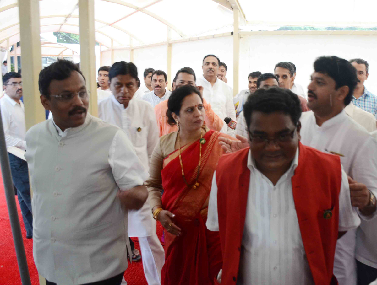 10th Day Monsoon Assembly Session at Vidhan Bhavan in Mumbai.