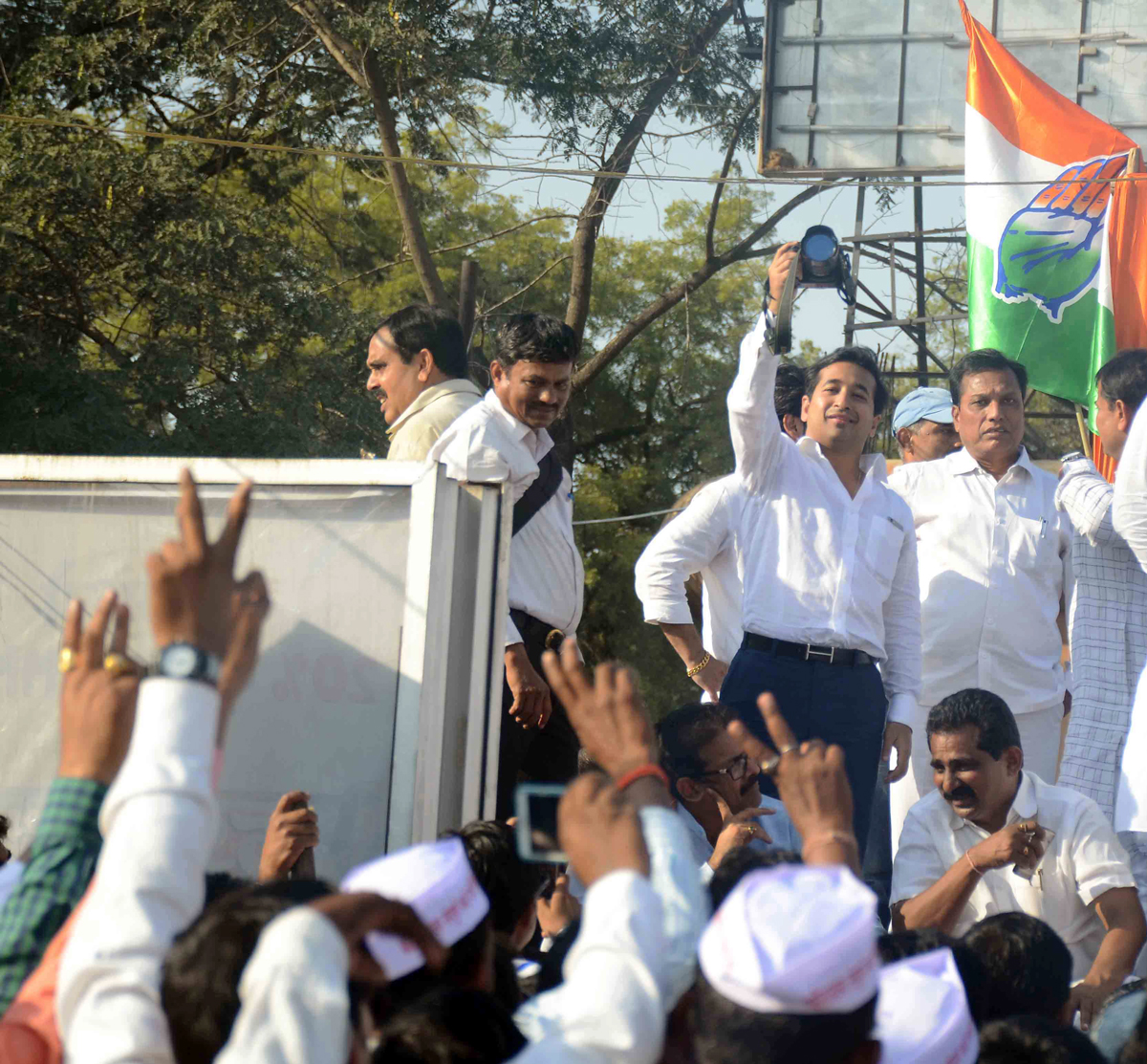 Maharashtra state Congress Org"Dhadak Morcha"at Diksha Bhoomi to Vidhan Bhavan Nagpur.
