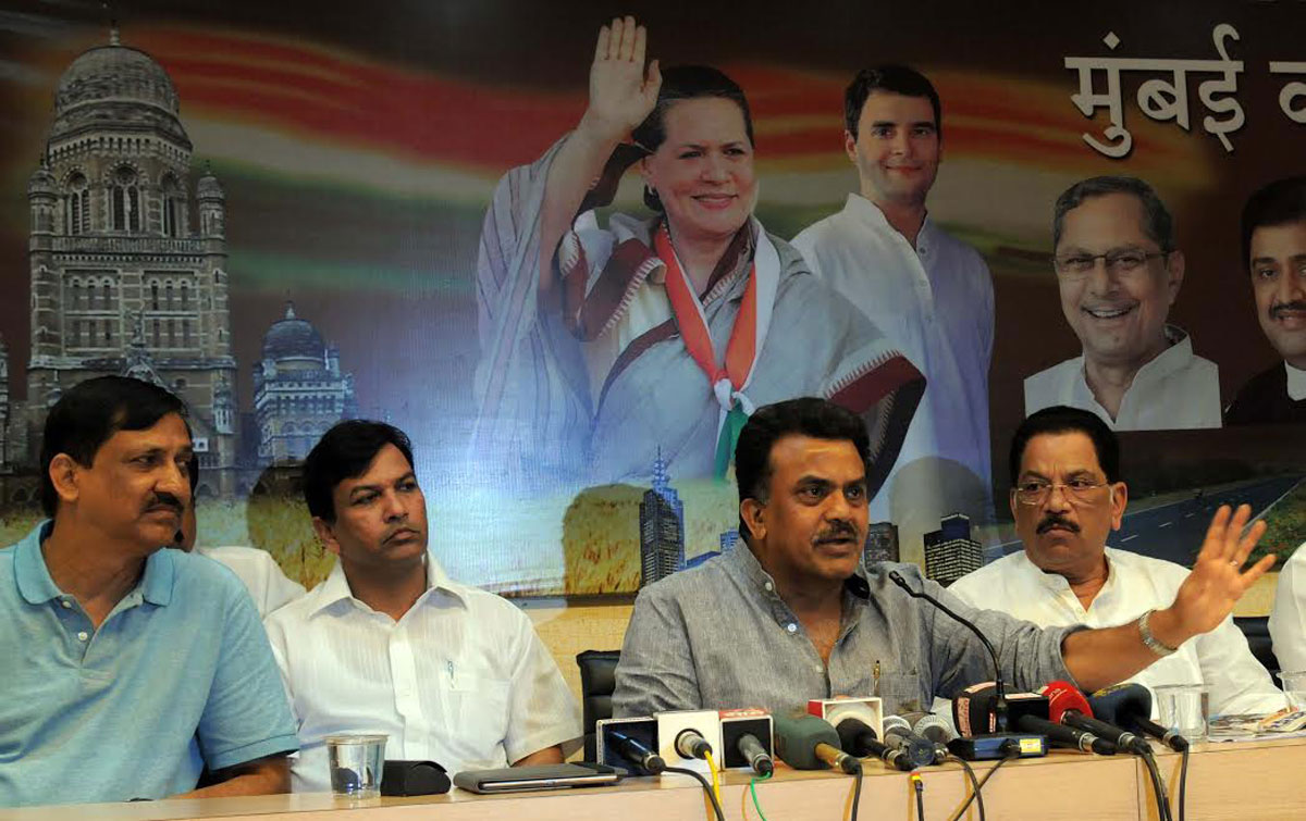 MRCC President Sanjay Nirupam Press Conference.