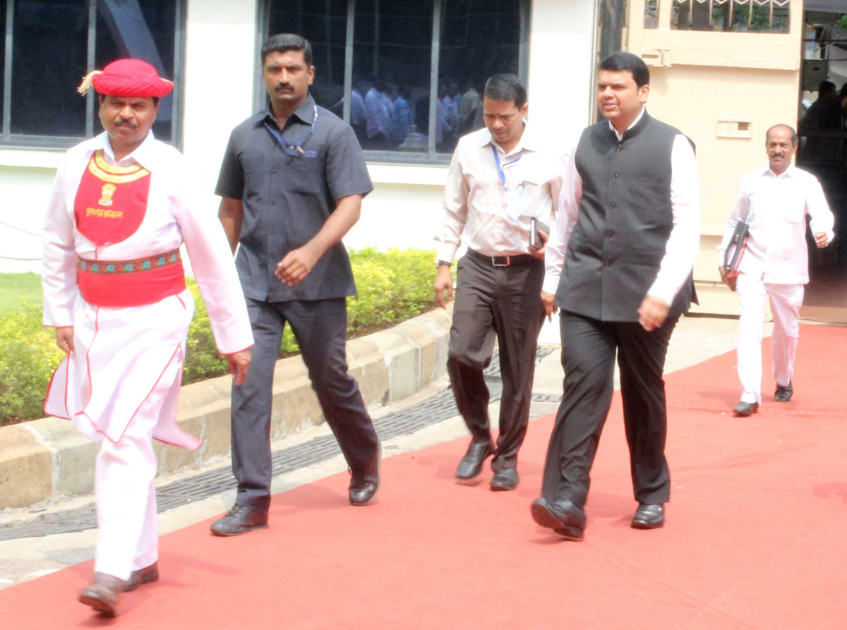 15th Day "Budget Session 2016" at Vidhan Bhavan in Mumbai.