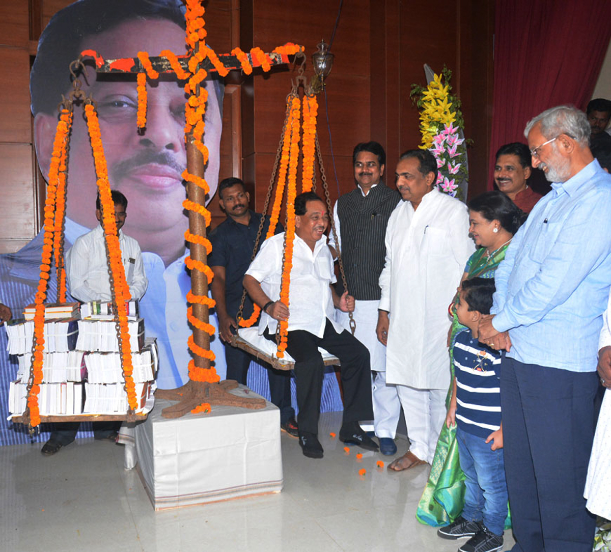 Former Chief Minister & Congress Party Leader Narayanrao Rane on his Birthday.