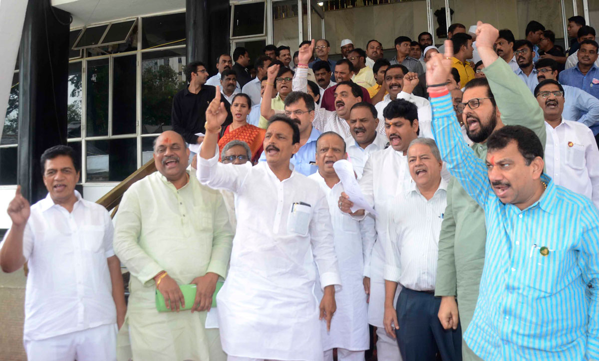 10th Day Monsoon Assembly Session Vidhan Bhavan Mumbai.
