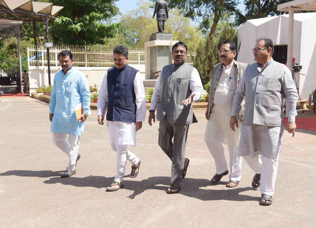 Vidhan Bhavan Special Assembly Session for GST Bill at Mumbai.