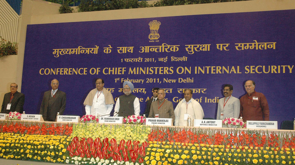 The Prime Minister, Dr. Manmohan Singh at the inauguration of Chief Ministers’ Conference, in New Delhi .