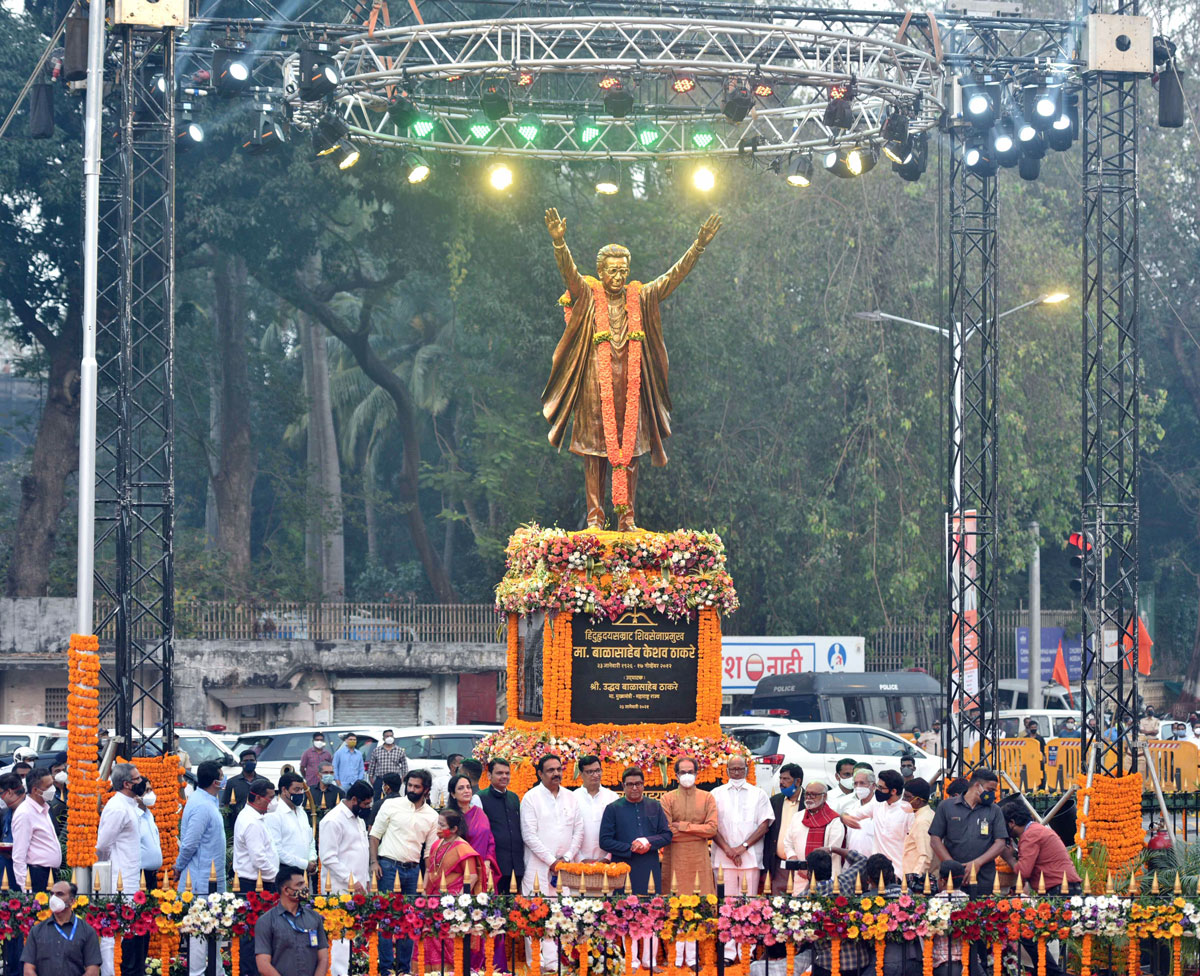All Party Leaders to inaugurate Shivsena Supremo Balasaheb Thackarey Statue at Fort Mumbai.