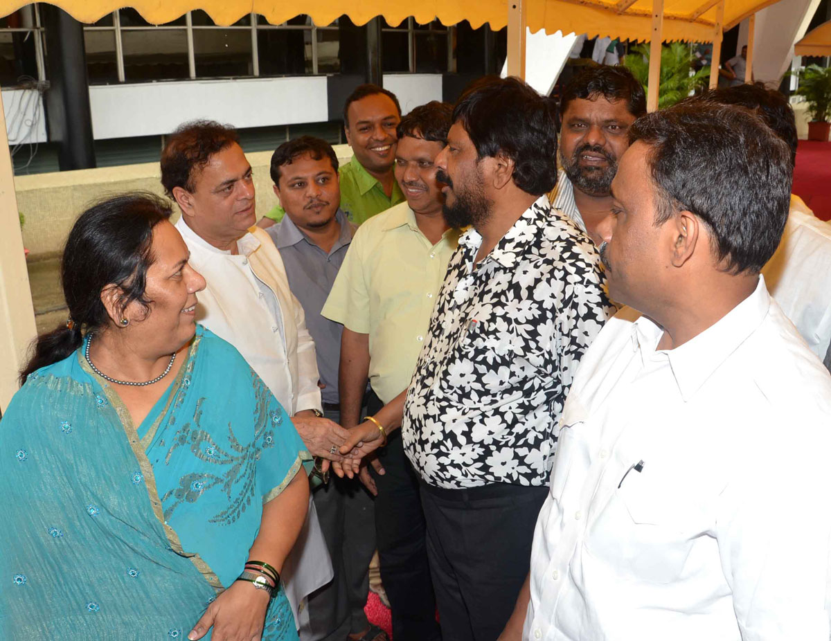 RPI PRESIDENT RAMDAS ATHAWALE AT VIDHAN BHAVAN.